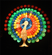 blackpool illumination peacock